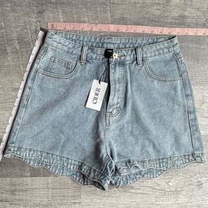 Cider High Waisted Jean Shorts